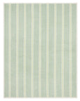 Market Stripe Ocean Fog Blanket: Original