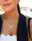 Harbour Charm Necklace - 18k Gold Plated - Belle of the Ball Collection - WS