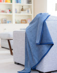 Harborview Herringbone Navy Blanket: Original