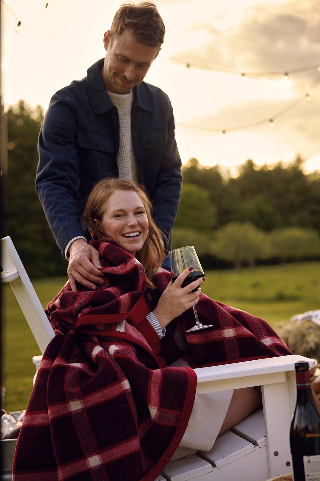 Fieldstone Plaid Blanket: Original