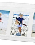 PHOTO TRAY - 16" X 8" -  WHITE MAT FOR THREE 5" X 7" PHOTOS