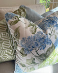 Pair of Schumacher Summer Hydrangea, 20” for 22” inserts