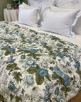Georgia in Blue & Green Comforter