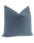 Pair of Perwinkle Velvet Covers, 26” (use 28” inserts), LDC