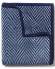 Harborview Herringbone Navy Blanket: Original