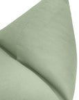 Pair of Eucalyptus Linen, knife edge, use 24” inserts, LDC