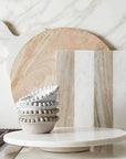 Ceramic Beaded Bowl - White
