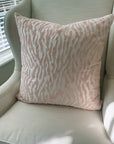 Willow Tree in Blush with Tadoba Velvet in Blush: Set of 4 with inserts, ft. Anna French