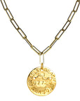 Beach Tag Charm Necklace – 18k Gold Plated - WS: Kiawah Island