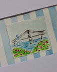 Newport, RI Watercolor Painting with 8 x 10 Frame 