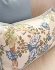 Lee Jofa Chinese Peony Pair of Lumbars