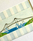Newport, RI Watercolor Painting with 8 x 10 Frame