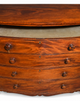 Antique English Mahogany Bowfront Chest, 43.5 in tall x 45.5 x 25.5, Shipping TBD