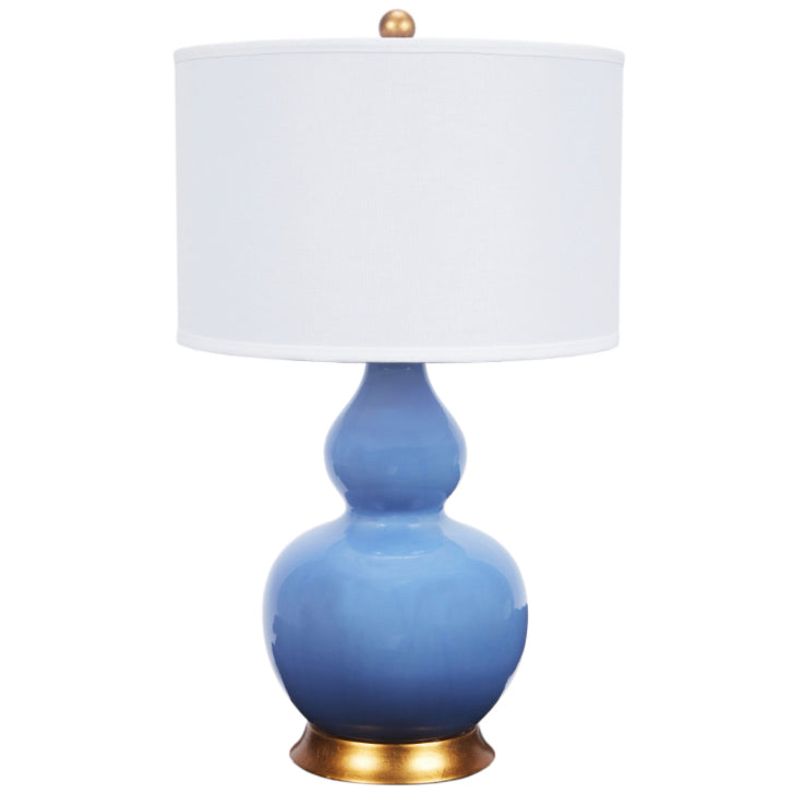 Parisian Blue Porcelain Lamp