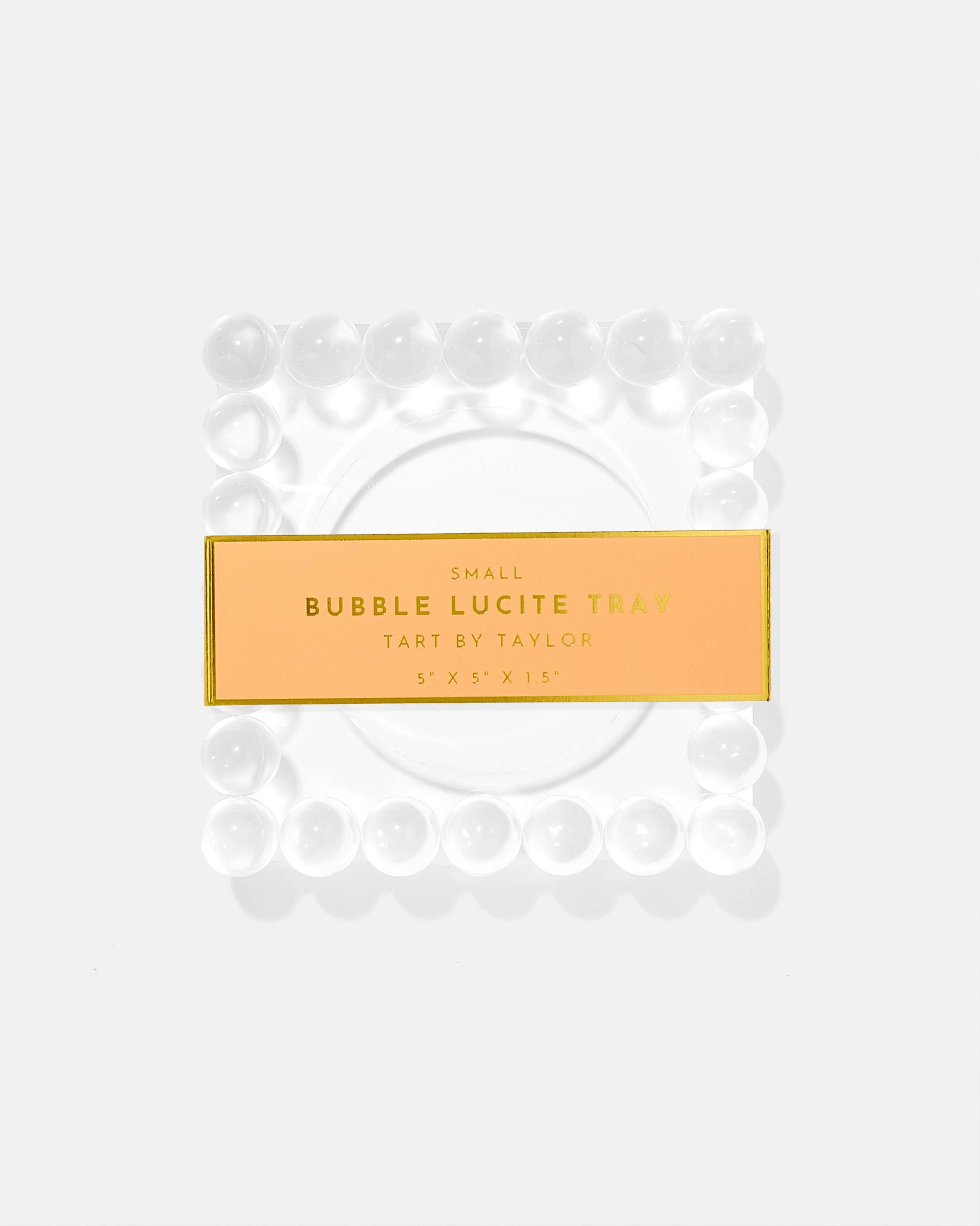 Small Bubble Lucite Tray