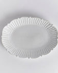 Mabel Round Serving Tray: White / Ceramic