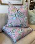 Abigail Pillow Cover in Coral