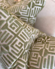 Pair of Thibaut Labyrinth Covers,
22” for 24” inserts