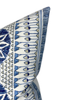 Cairo Pillow Cover in Blue and White, Thibaut Pillows
