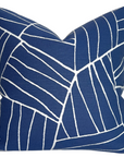 Jordan Woven Pillow Cover in Royal Blue, Thibaut Pillows