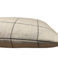 Bancroft Wool Pillow Cover in Malt Brown, Schumacher Textiles
