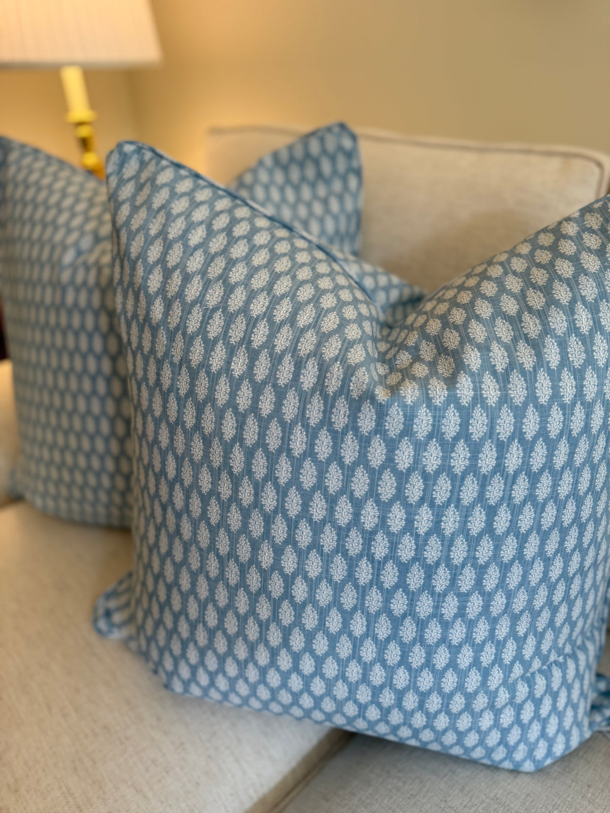 Pair of Coastal Classic Favorite Covers, 22” for 24” inserts