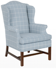Pair of Hickory White Wingback Armchairs - to be reupholstered, price dependent on fabric selection