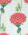 Single Lumbar in Thibaut’s Tiverton with Ticking Flange, includes insert, pair with euros, WWH