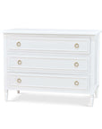 Cholet Three Drawer Dresser: Architectural White