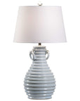 Bugello Table Lamp with Light Blue Glaze