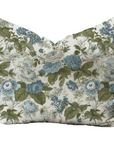 Georgia Pillow Cover in Blue & Green