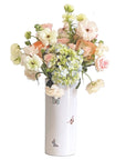 Gilded Butterflies Column Vase
