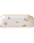 Gilded Butterflies Trays with 22K Gold Accent