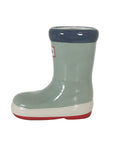 Multicolor Rainboot Vase in Sage