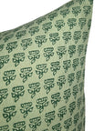 Mimi Pillow Cover in Green, Thibaut Pillows