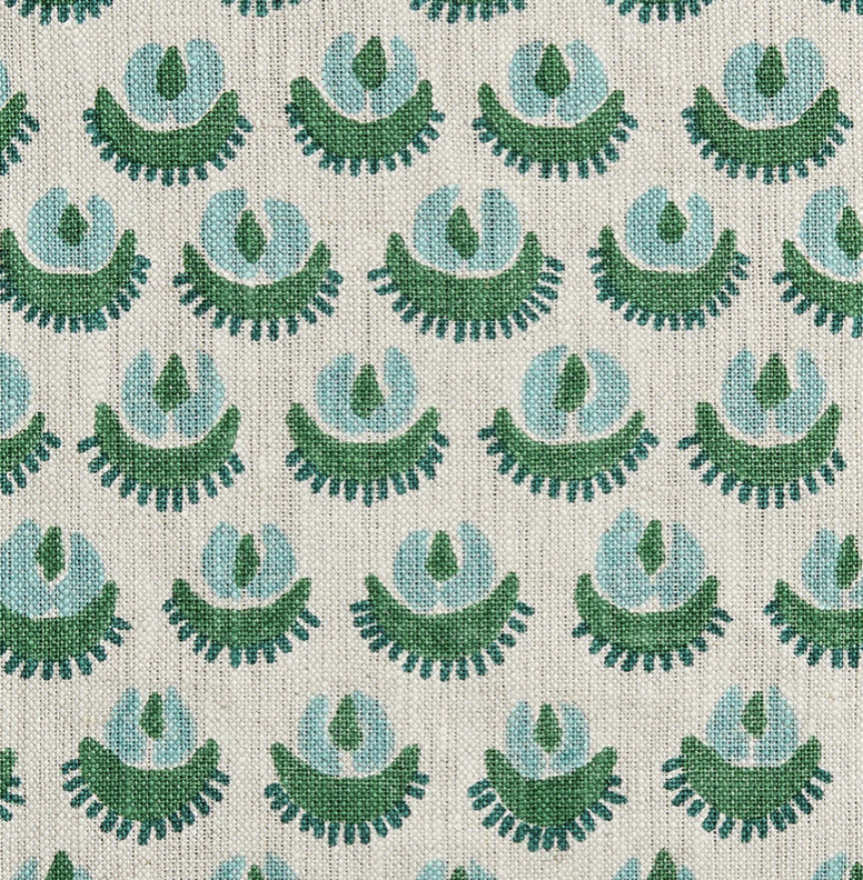 Cadiz Pillow Cover in Green, Walter G Textiles
