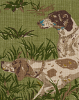 Pointers Pillow Cover in Meadow Green, Schumacher Textiles