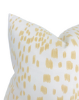 Les Touches Pillow Cover in Canary Yellow