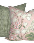 Meadow Floral Pillow Cover in Blush, Thibaut Pillows