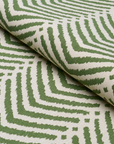 La Jolla Pillow Cover in Verde Green, Schumacher Textiles