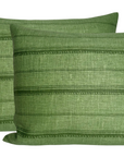 Malabar Pillow Cover in Green, Peter Dunham Textiles