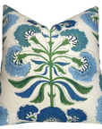 Tybee Tree Pillow Cover in Blue + Green, Thibaut Pillows