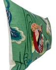 Lotus Garden Pillow Cover in Jade, F. Schumacher Textiles