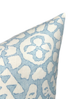 Chamomile Pillow Cover in Spa Blue, Thibaut Pillows