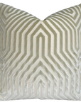 Vanderbilt Pillow Cover in Greige, Schumacher Textiles