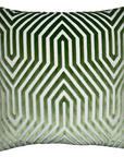 Vanderbilt Pillow Cover in Lettuce Green, Schumacher Textiles