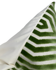 Vanderbilt Pillow Cover in Lettuce Green, Schumacher Textiles