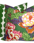 Full Circle Pillow Cover in Green, Schumacher Textiles
