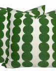 Full Circle Pillow Cover in Green, Schumacher Textiles