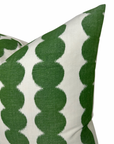 Full Circle Pillow Cover in Green, Schumacher Textiles
